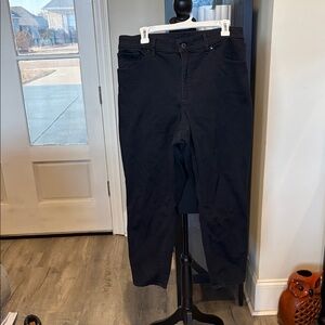 Women’s Express Curvy Skinny High Rise Black Denim Jeans